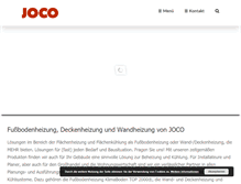 Tablet Screenshot of joco.de